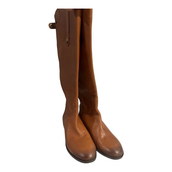Sam Edelman NWOB Penny Whiskey Leather Riding Boot Size 6.5 Wide Calf - Picture 5 of 11
